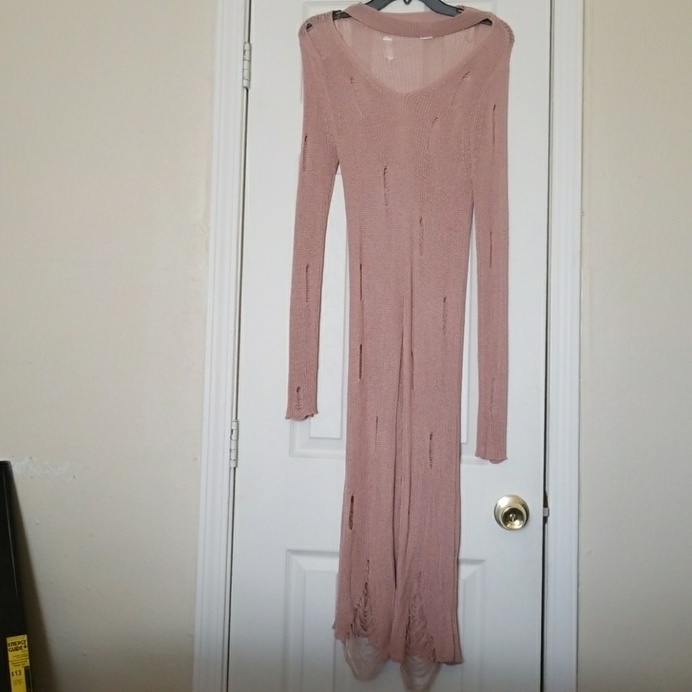 Beautiful Pink Open Chest Area Top
